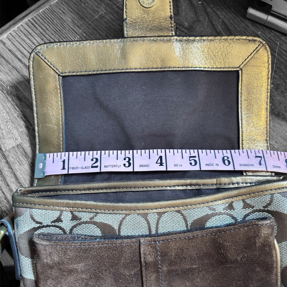 Y2K COACH - Legacy Zip Top Crossbody- E04U-1568, MADE IN USA 🇺🇸 2001 - NICE - Picture 3 of 9
